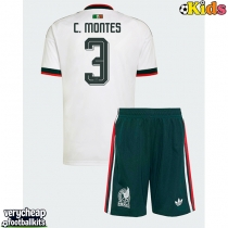 Mexico Cesar Montes #3 Replica Away Minikit World Cup 2026 Short Sleeve (+ pants)
